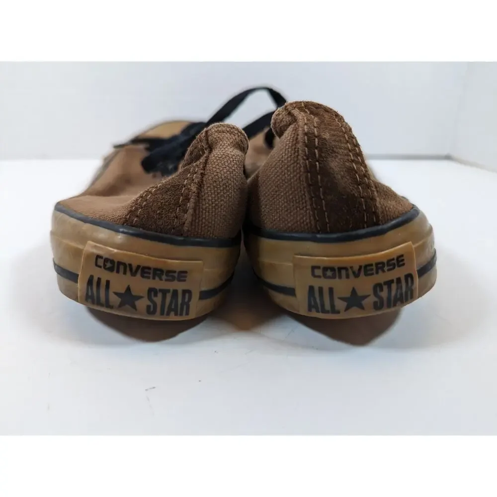 Converse Chuck Taylor All Star UNISEX Ox Low Top Brown Sneakers, Mens -6, Wom -8